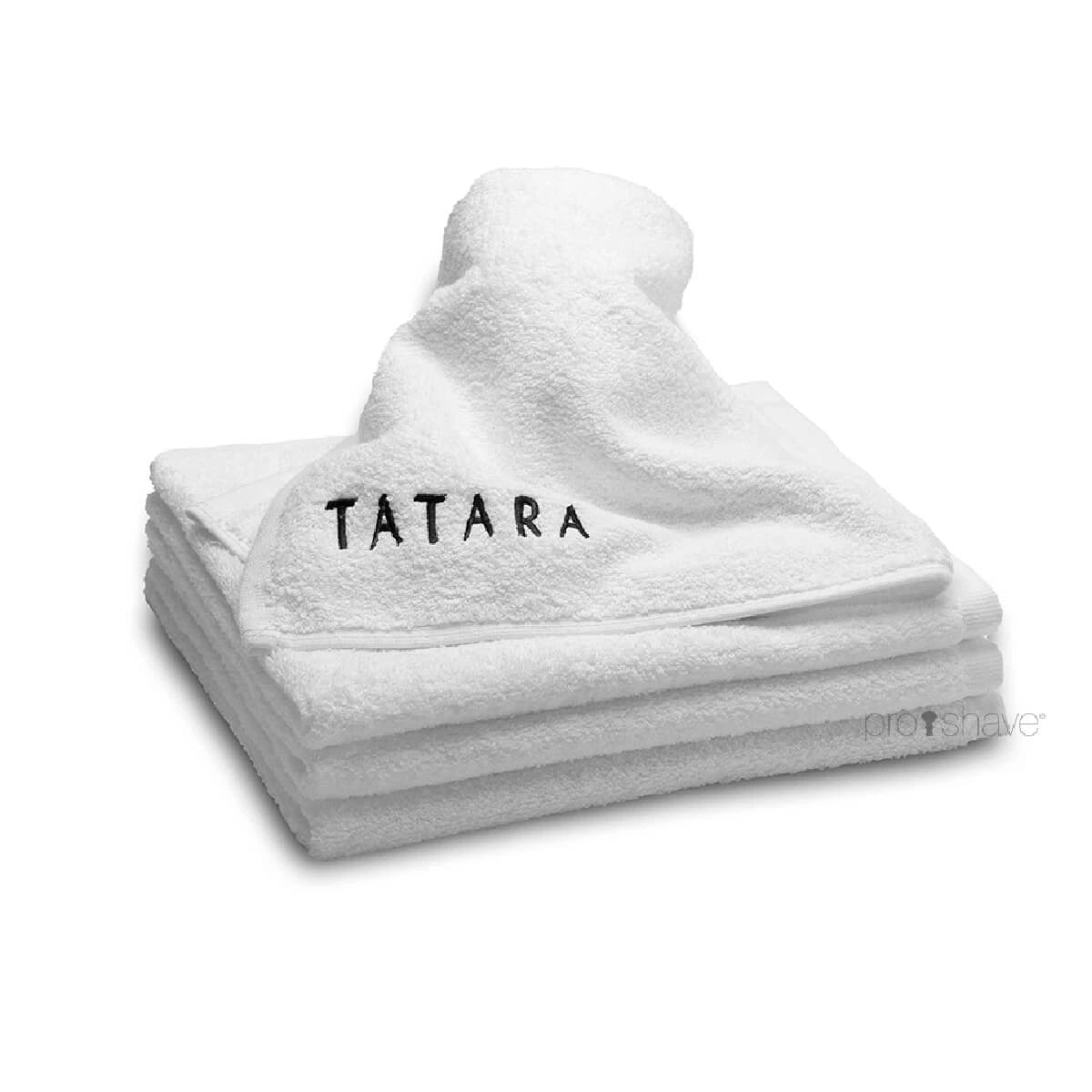Shaving towel, White
