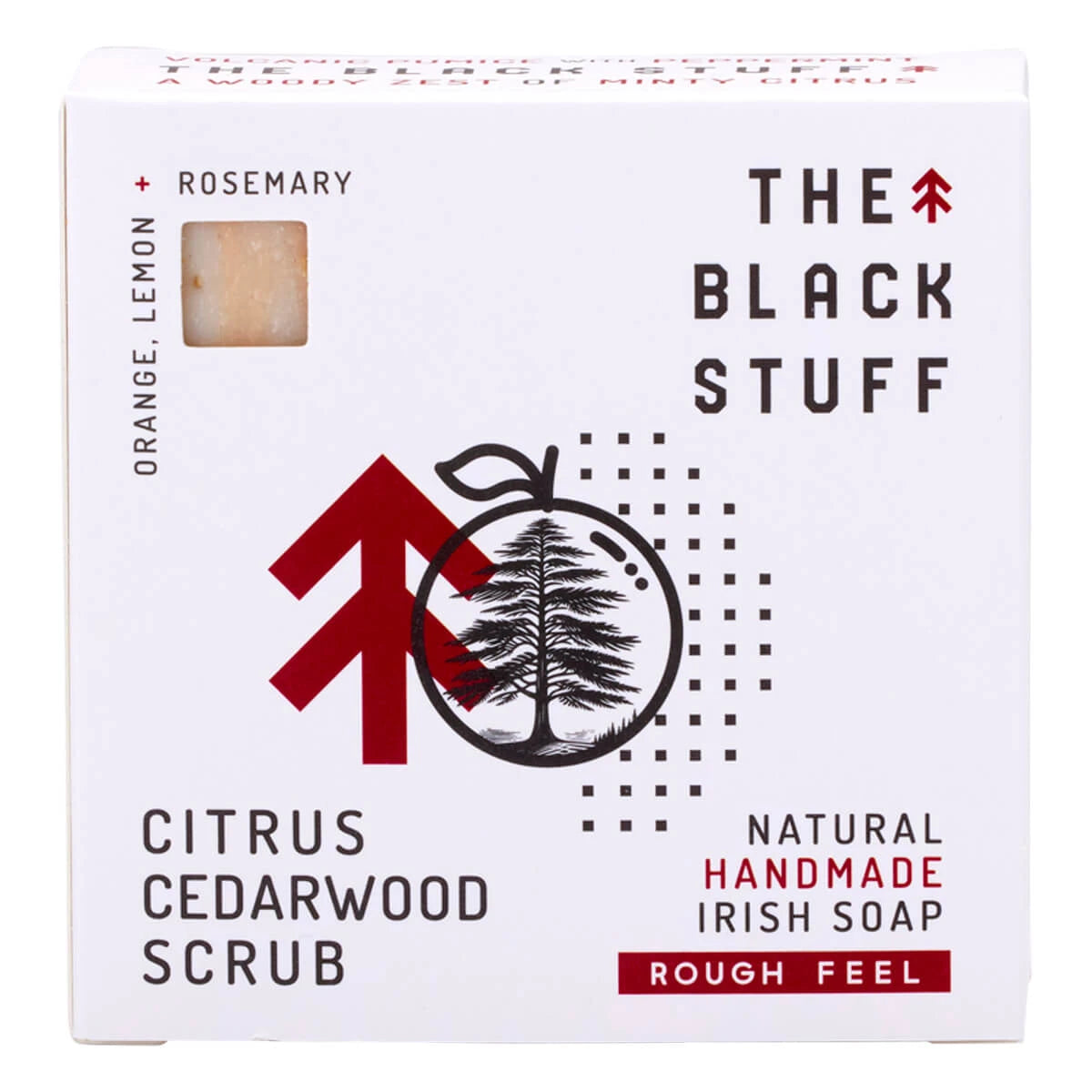 Soap, Citrus Cedarwood Scrub, 135 g.