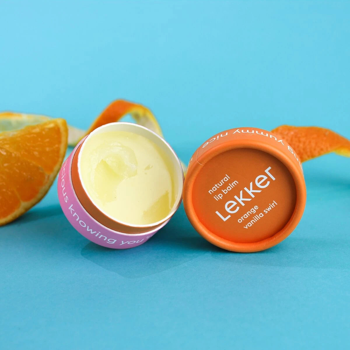 Lip Balm, Orange Vanilla Swirl, 8 g.