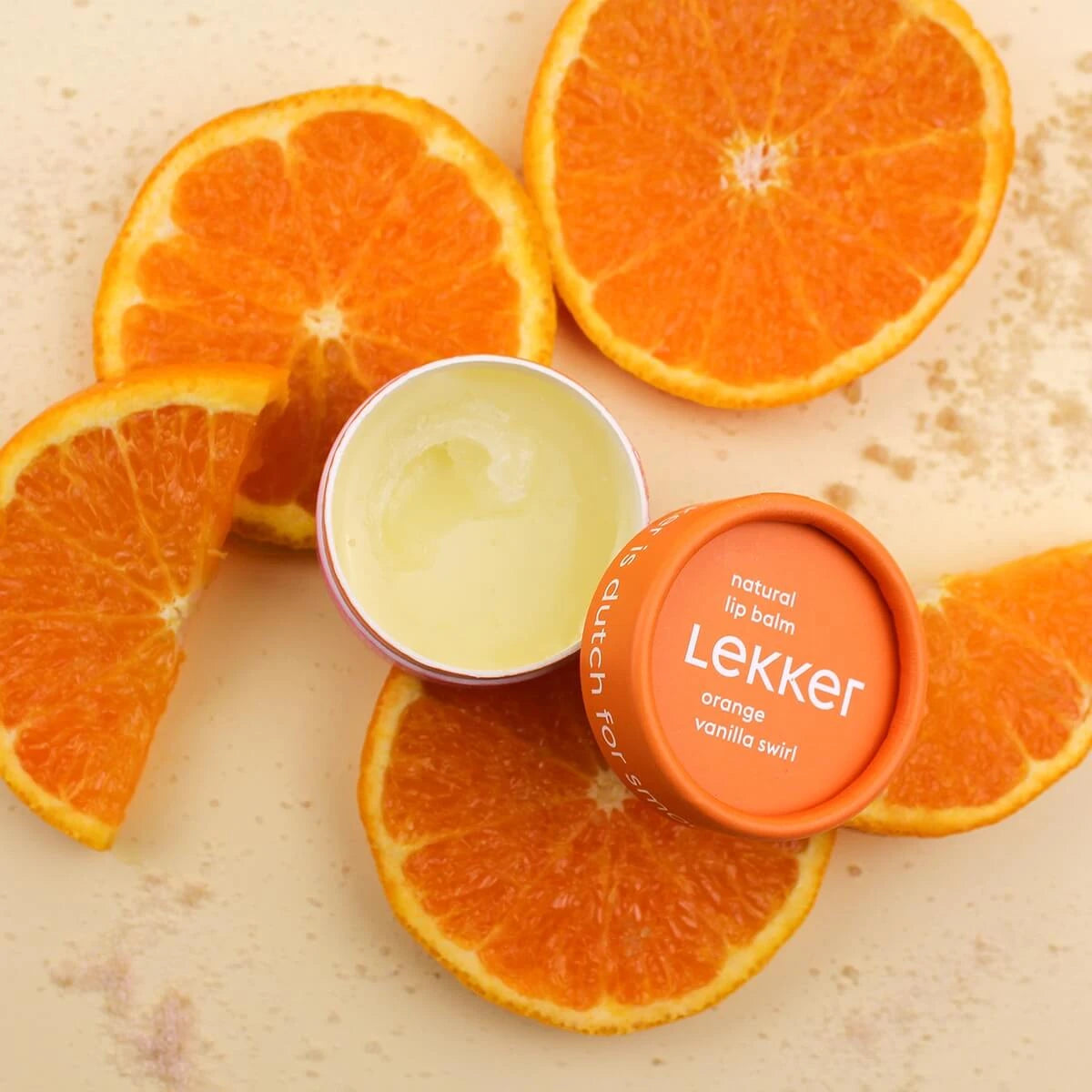 Lip Balm, Orange Vanilla Swirl, 8 g.