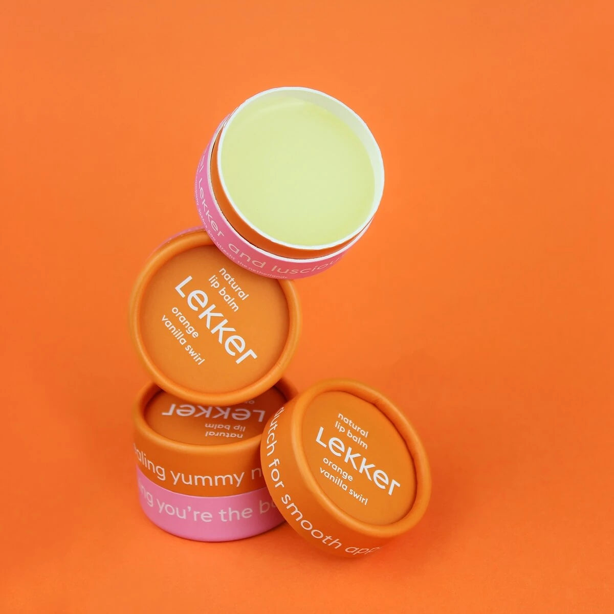Lip Balm, Orange Vanilla Swirl, 8 g.