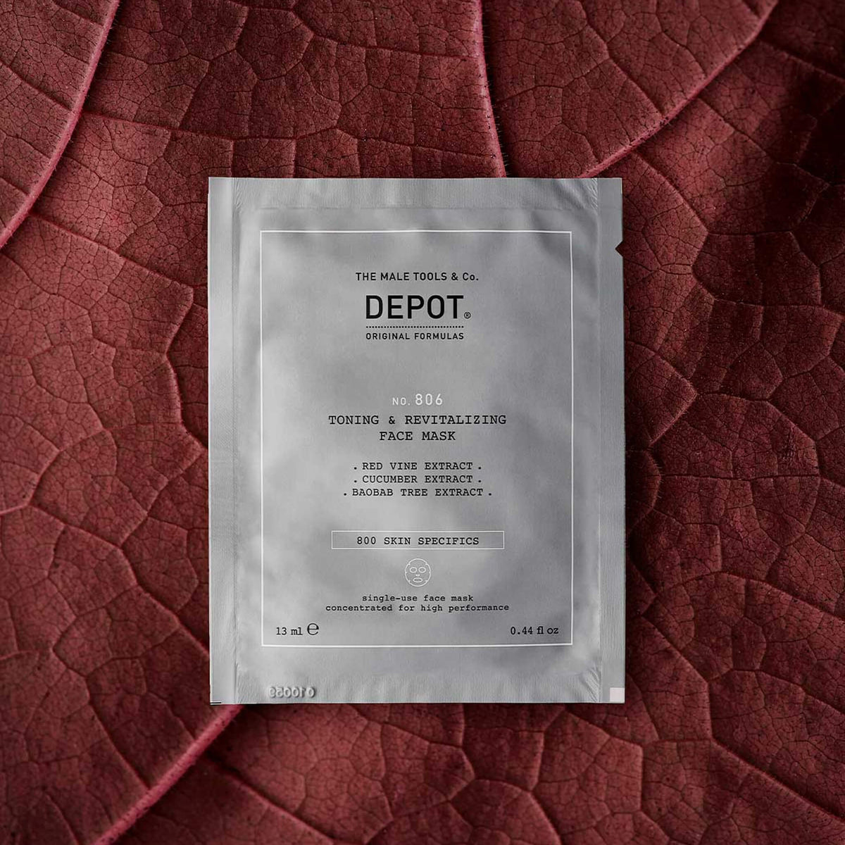 Toning & Revitalizing Face Mask, No. 806, 1 piece.