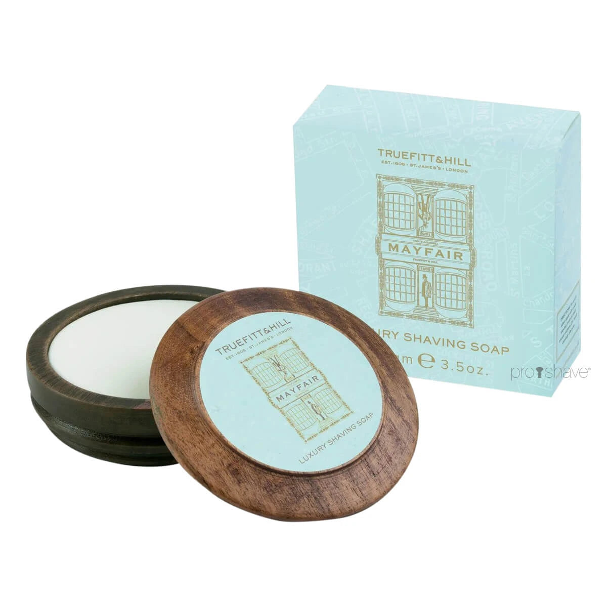 Shaving soap in wooden bowl, Mayfair, 99 gr.