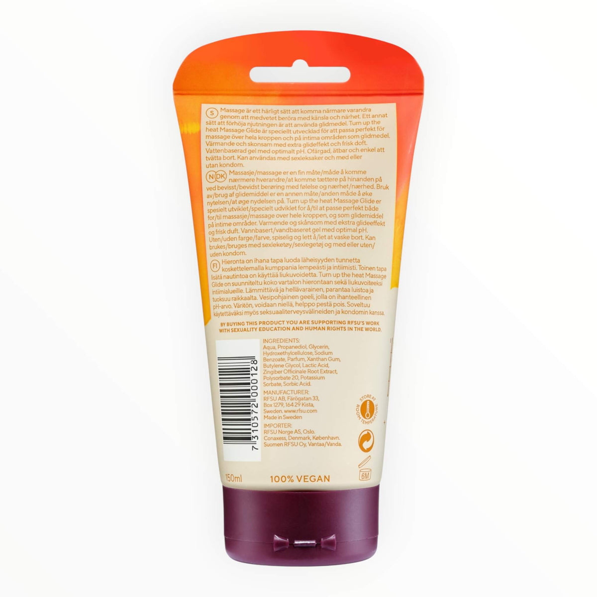Turn Up The Heat - Lubricant, 150 ml.