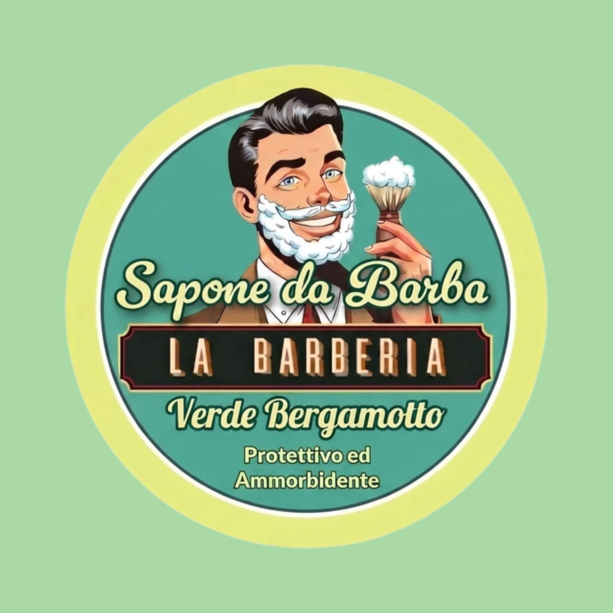 Shaving Soap, Verde Bergamotto, 150 g.
