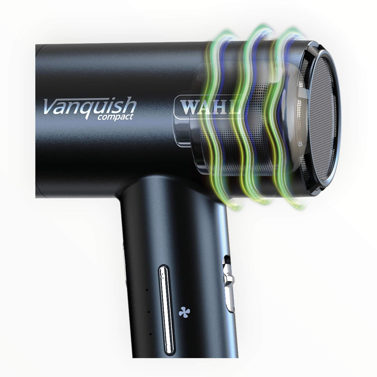 Vanquish Hair Dryer, Compact, 1600W, Black