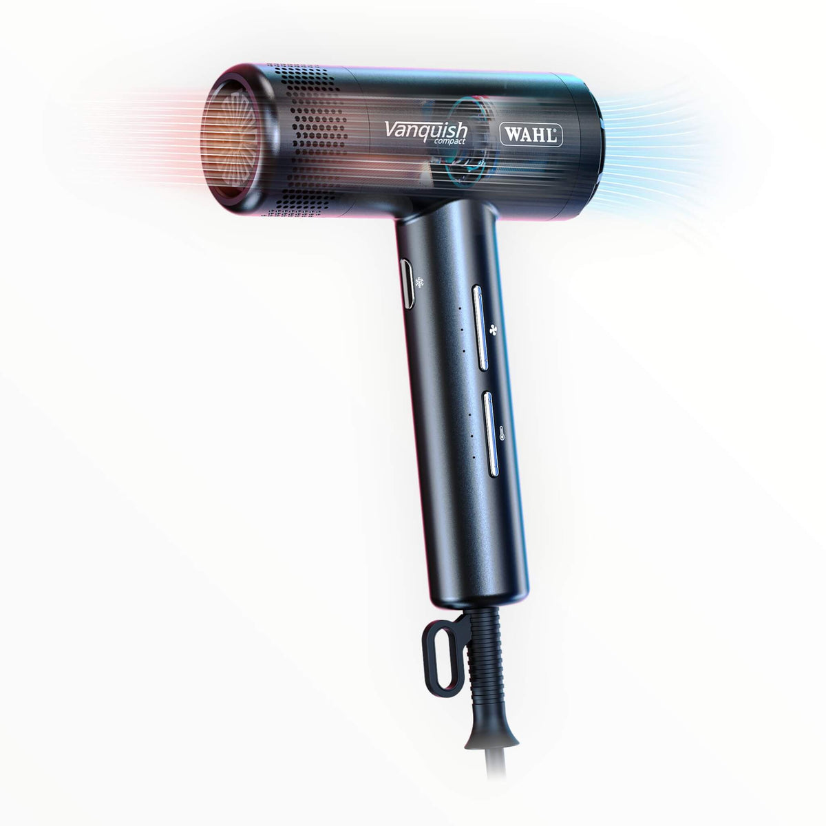 Vanquish Hair Dryer, Compact, 1600W, Black