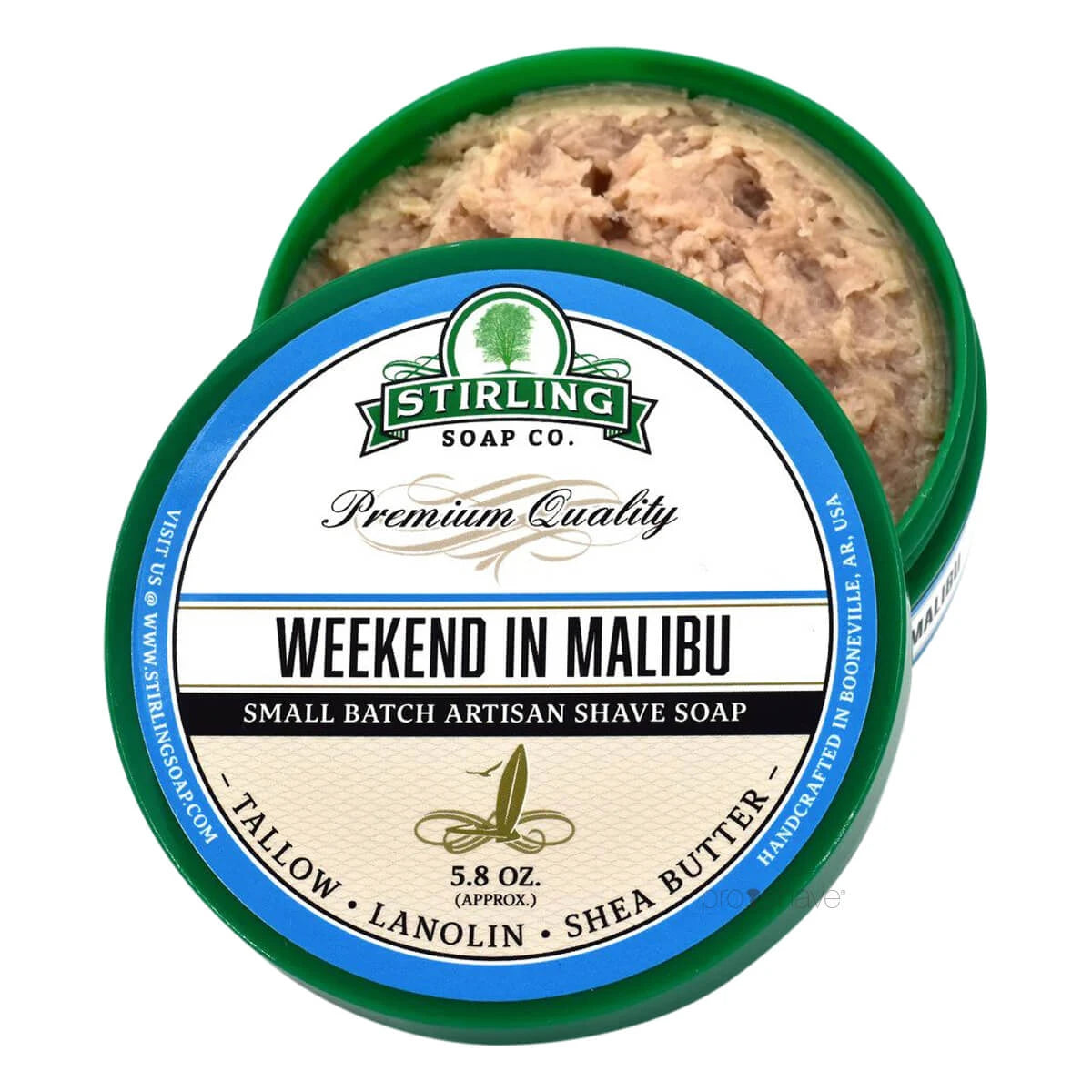 Shaving soap, Weekend in Malibu, 170 ml.