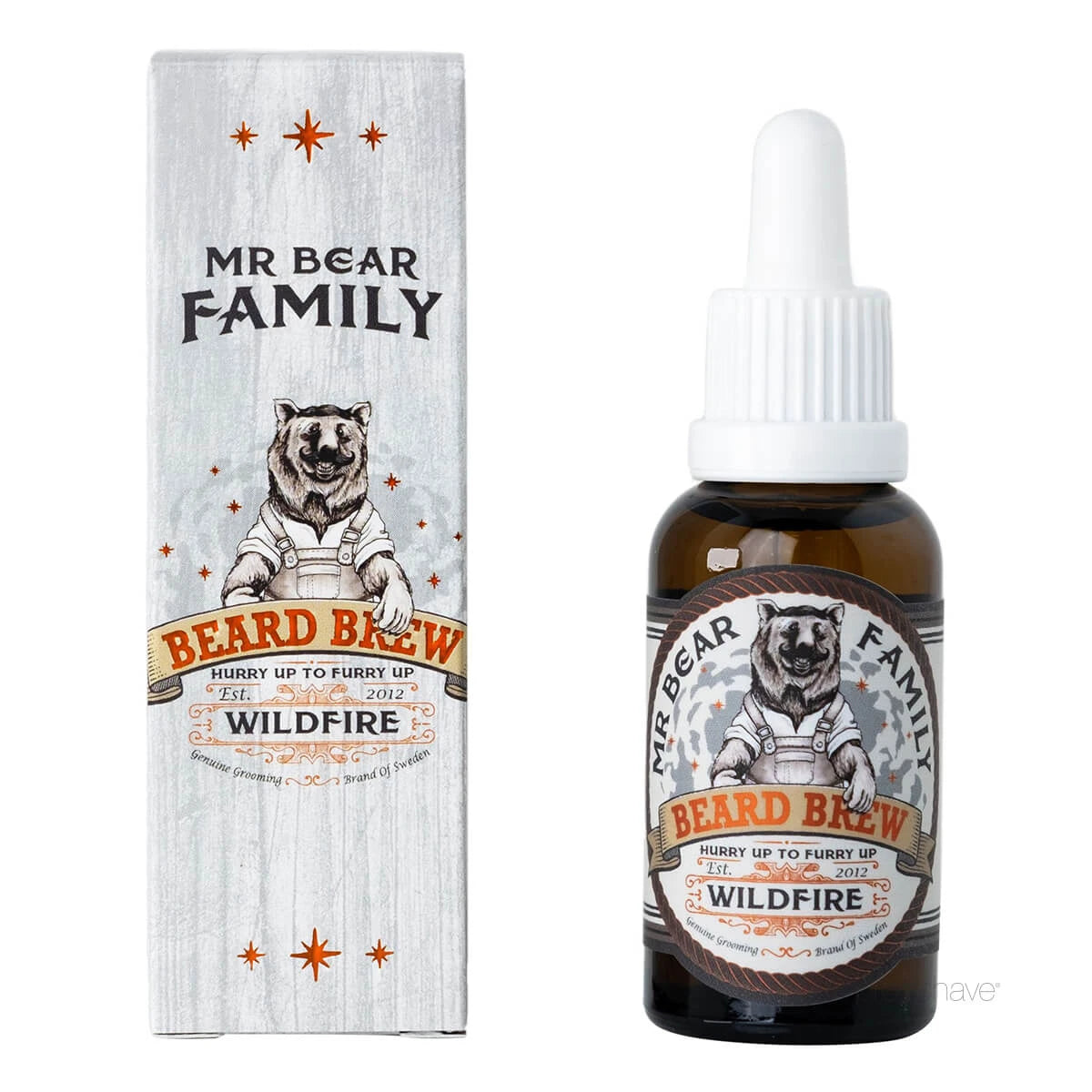 Beard oil, Beard Brew Oil, Wildfire, 30 ml.
