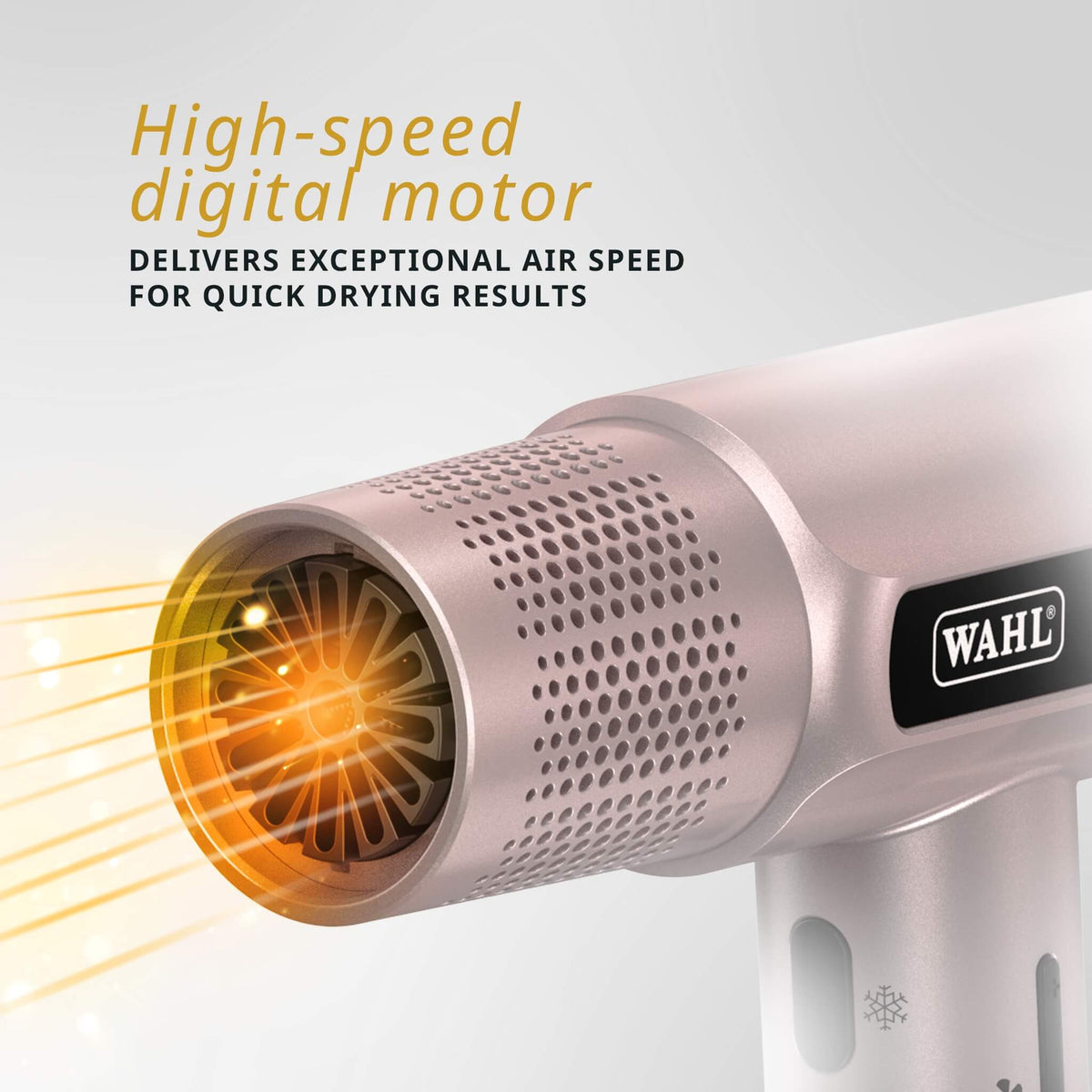 Vanquish Hair Dryer, 1600W, Rosegold