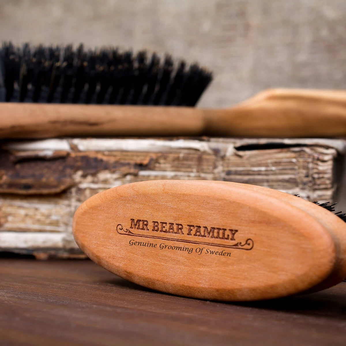 Beard brush, Olive wood