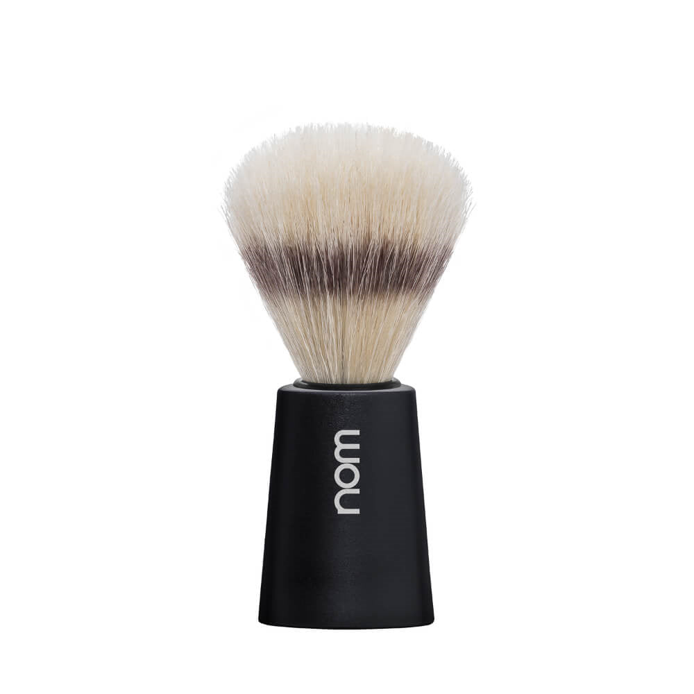 Shaving Brush, CARL, Natural Bristle, Black