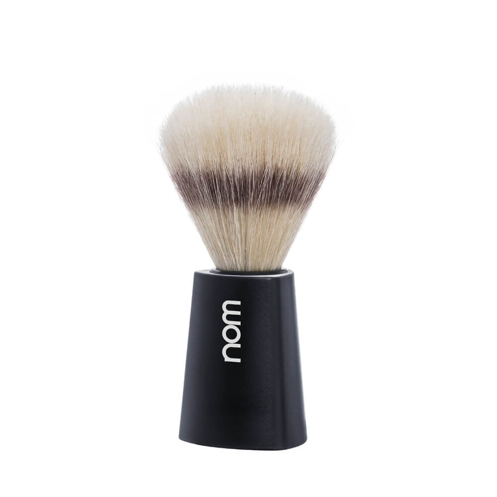 Shaving Brush, CARL, Natural Bristle, Black