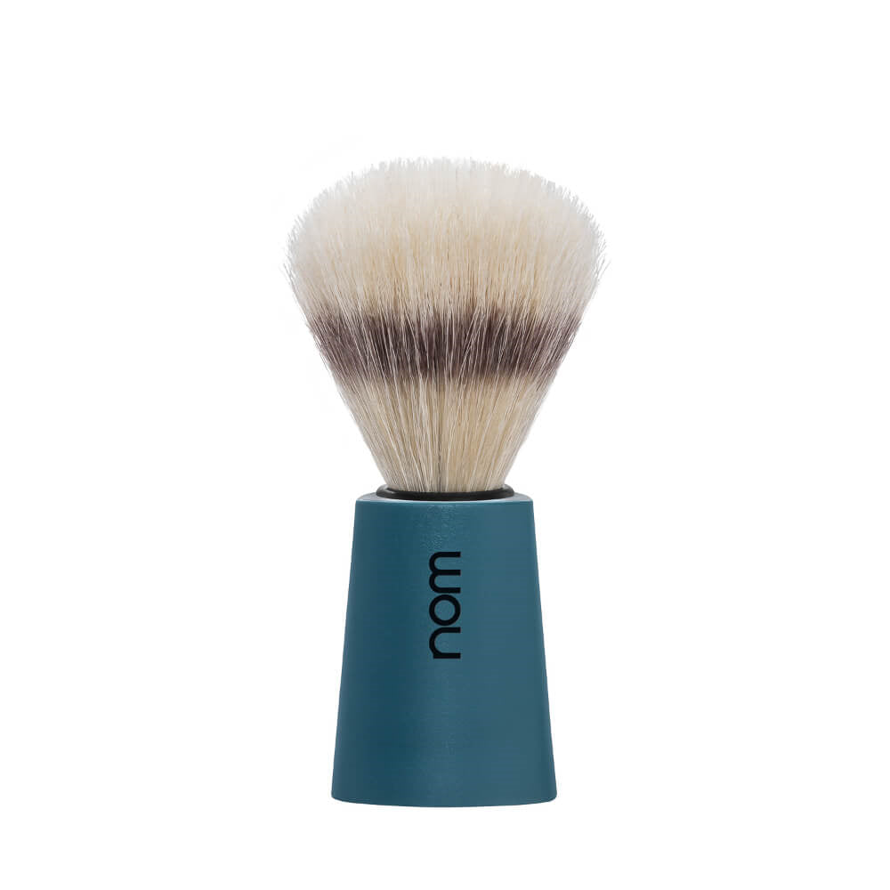 Shaving Brush, CARL, Natural Bristle, Petrol
