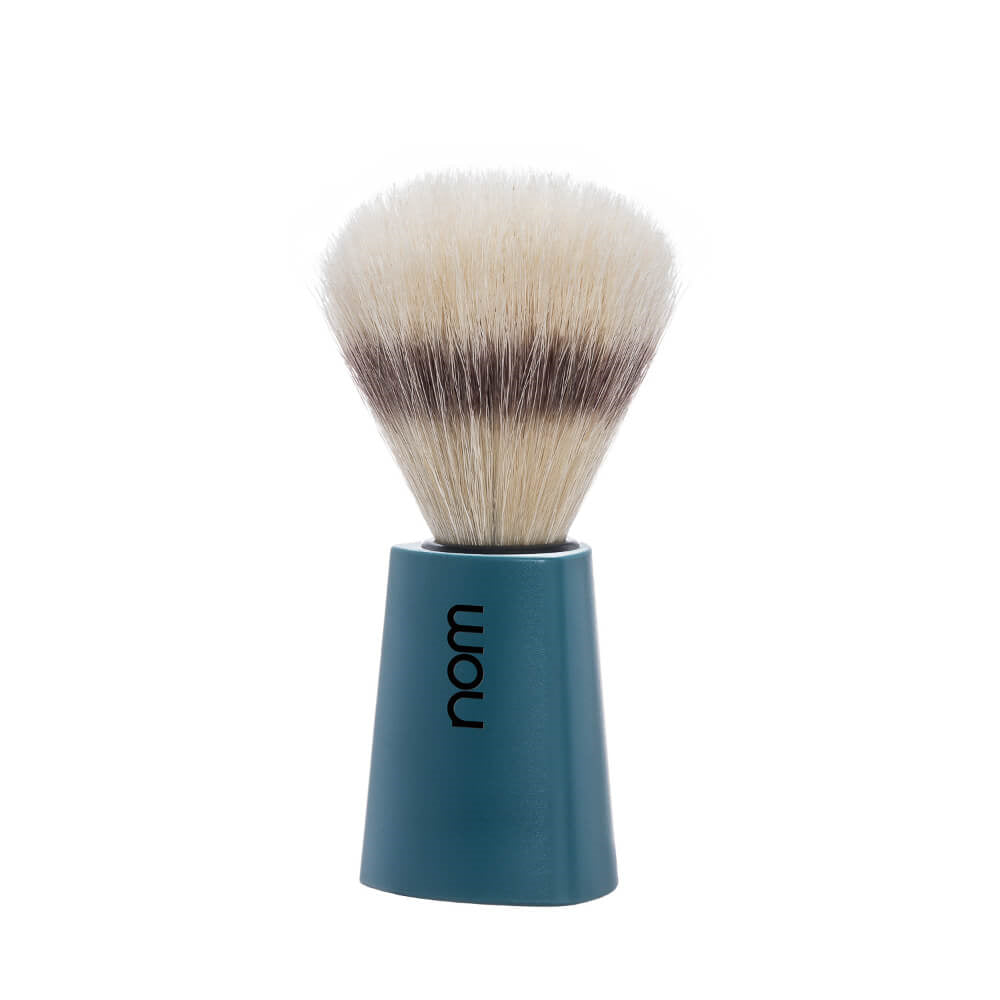 Shaving Brush, CARL, Natural Bristle, Petrol