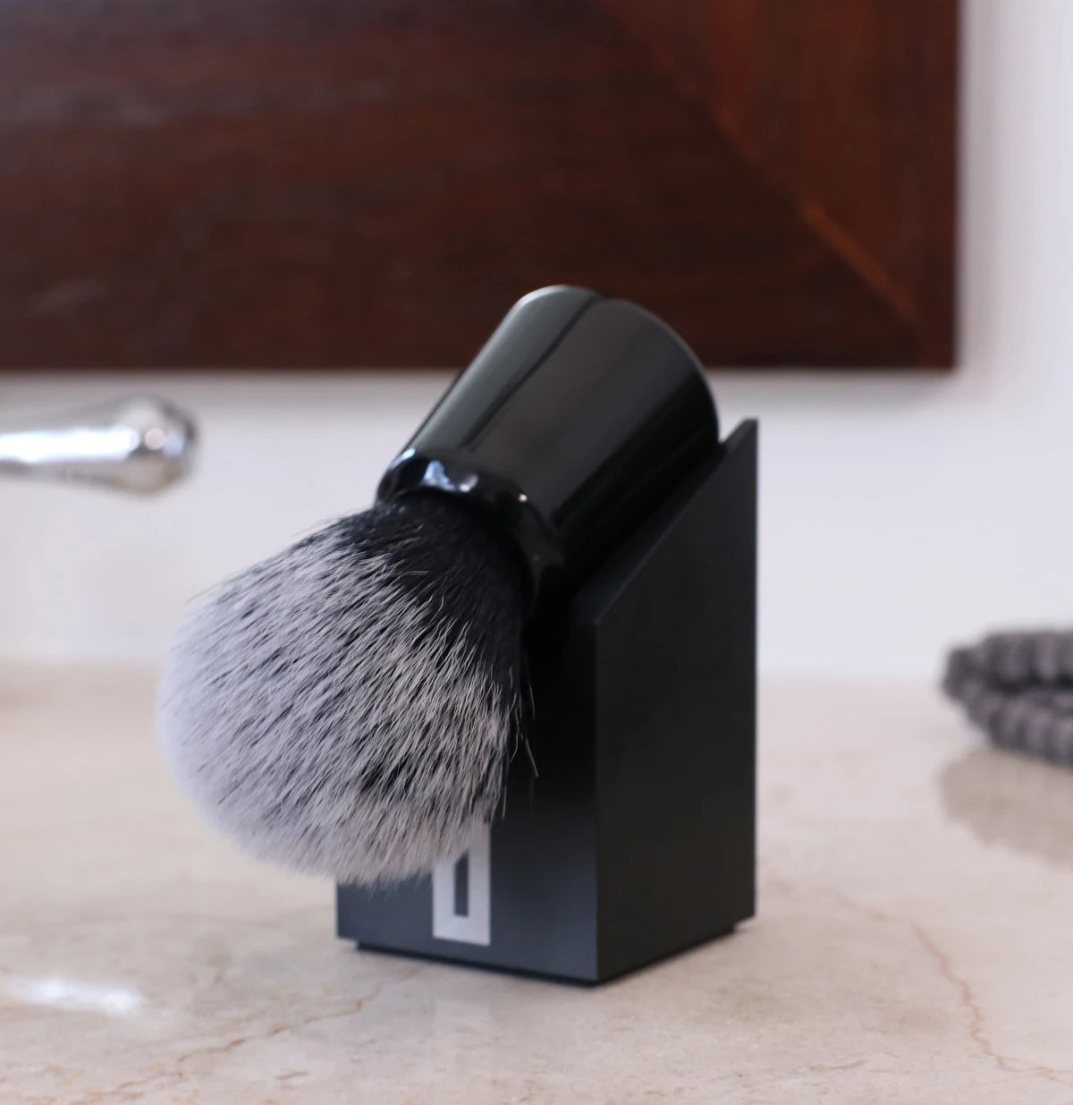Shaving Brush Holder, Black