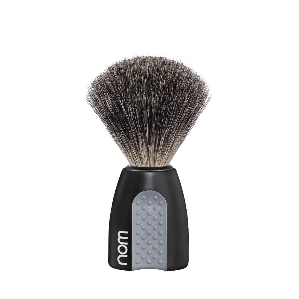 Shaving Brush, ERIK, Pure Badger, Black