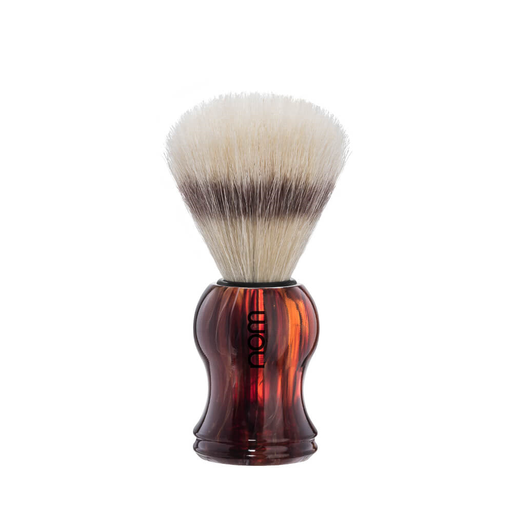 Shaving Brush, GUSTAV, Natural Bristle, Havana