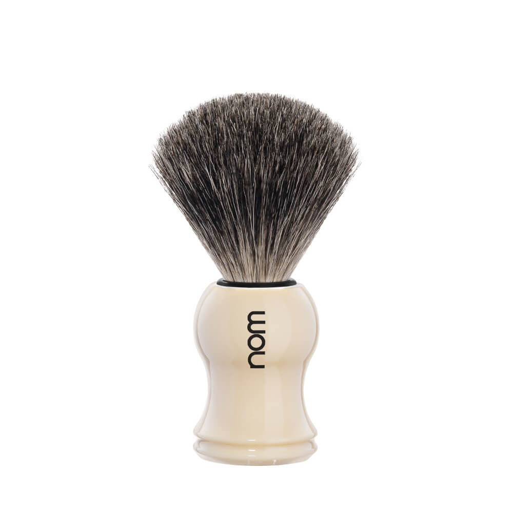 Shaving Brush, GUSTAV, Pure Badger, Cream