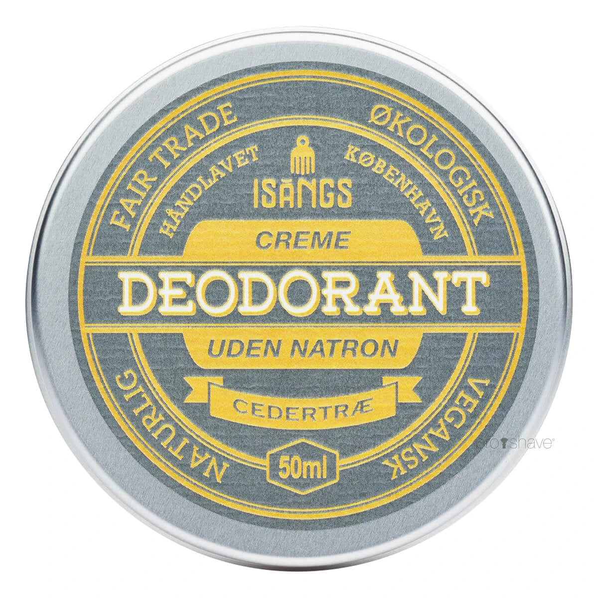 Cream Deodorant without Baking Soda, Cedarwood, 50 ml.