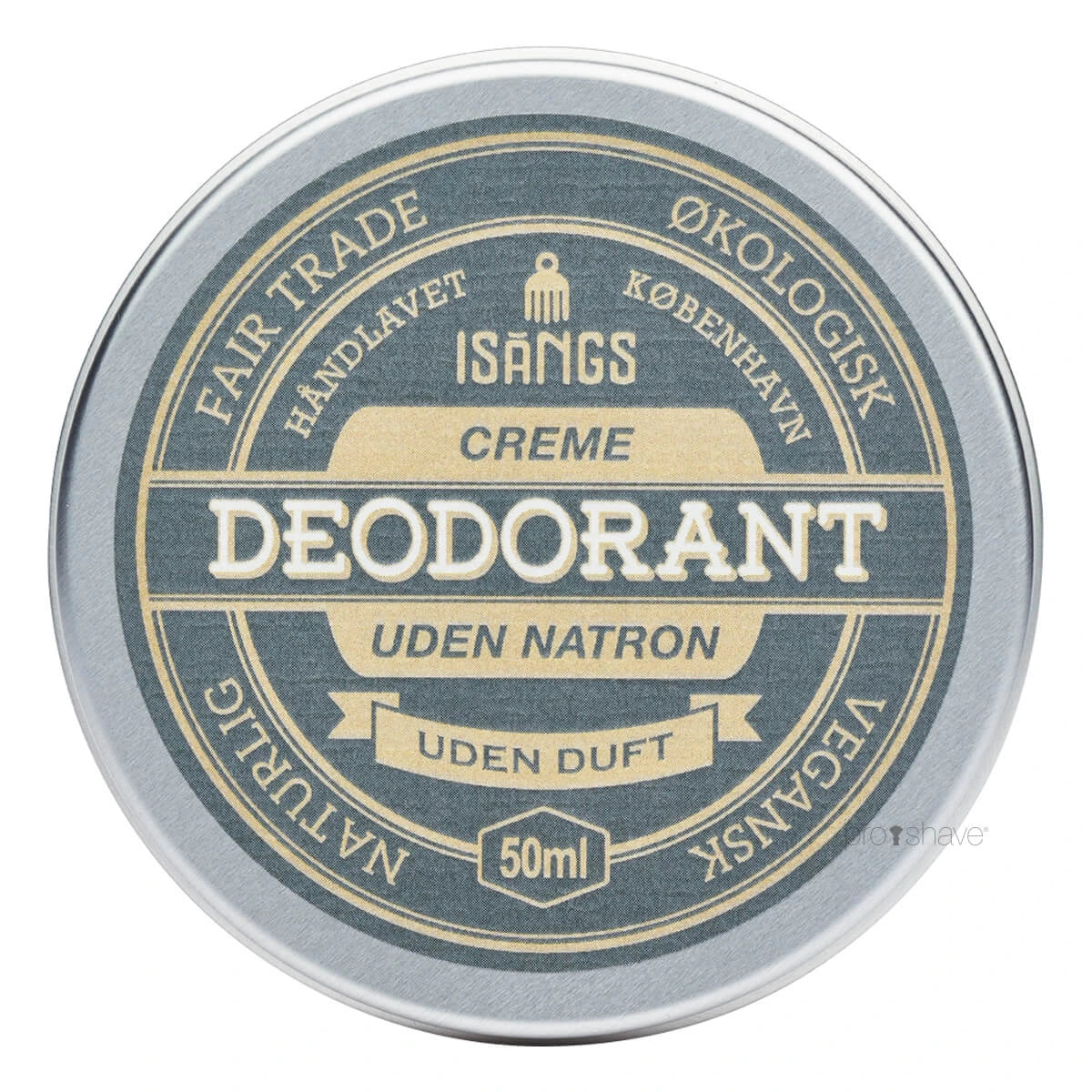 Cream Deodorant without Baking Soda, Unscented, 50 ml