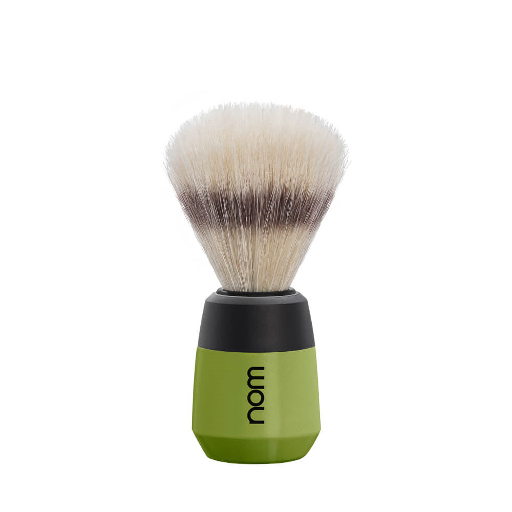 Shaving Brush, MAX, Natural Bristle, Olive