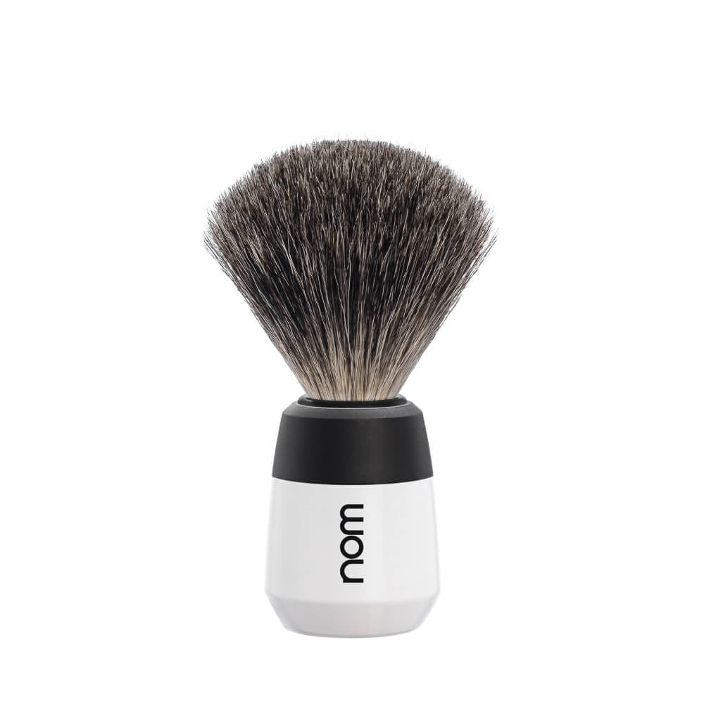 Shaving Brush, MAX, Pure Badger, White
