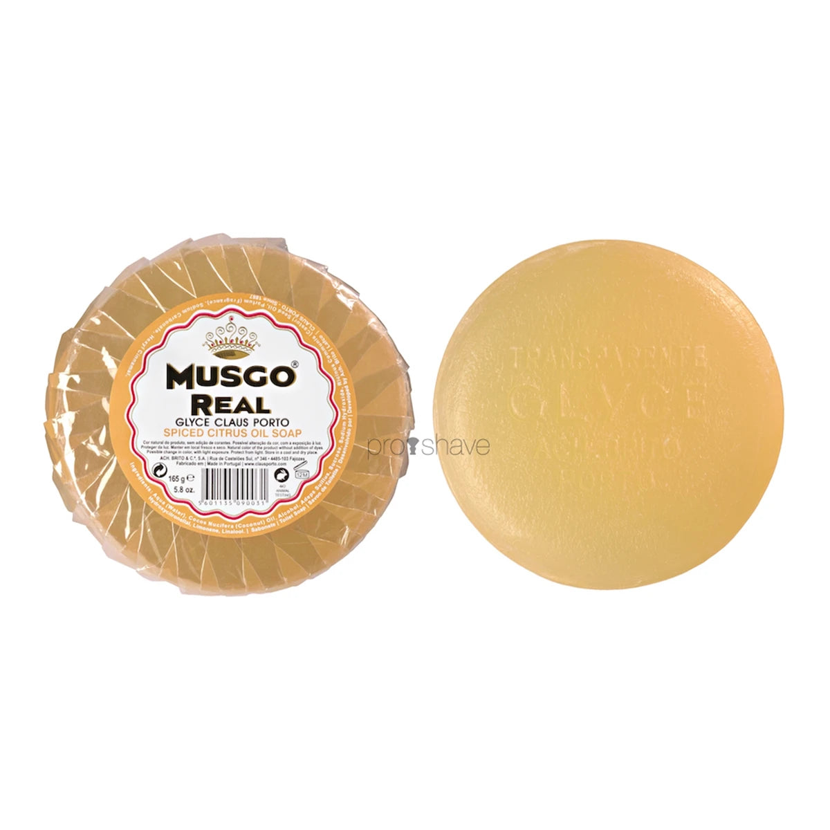 Glycerin facial soap, Spiced Citrus, 165 gr.