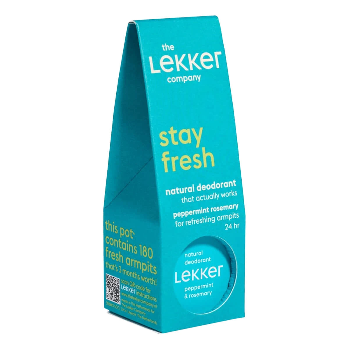Deodorant Cream, Stay Fresh - Peppermint & Rosemary, 30 g.