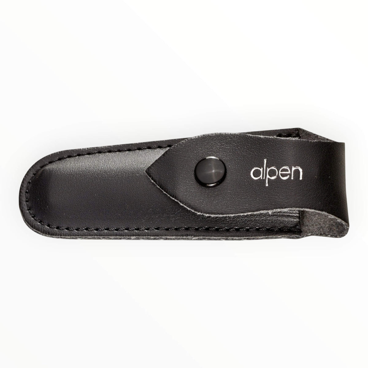 Nail Clippers in Leather Case, Stainless Steel, 6 cm.