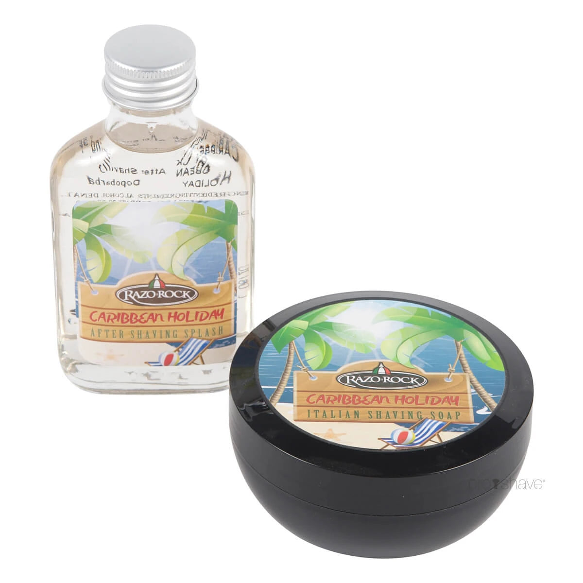 Caribbean Holiday Set, Shaving Soap and Aftershave