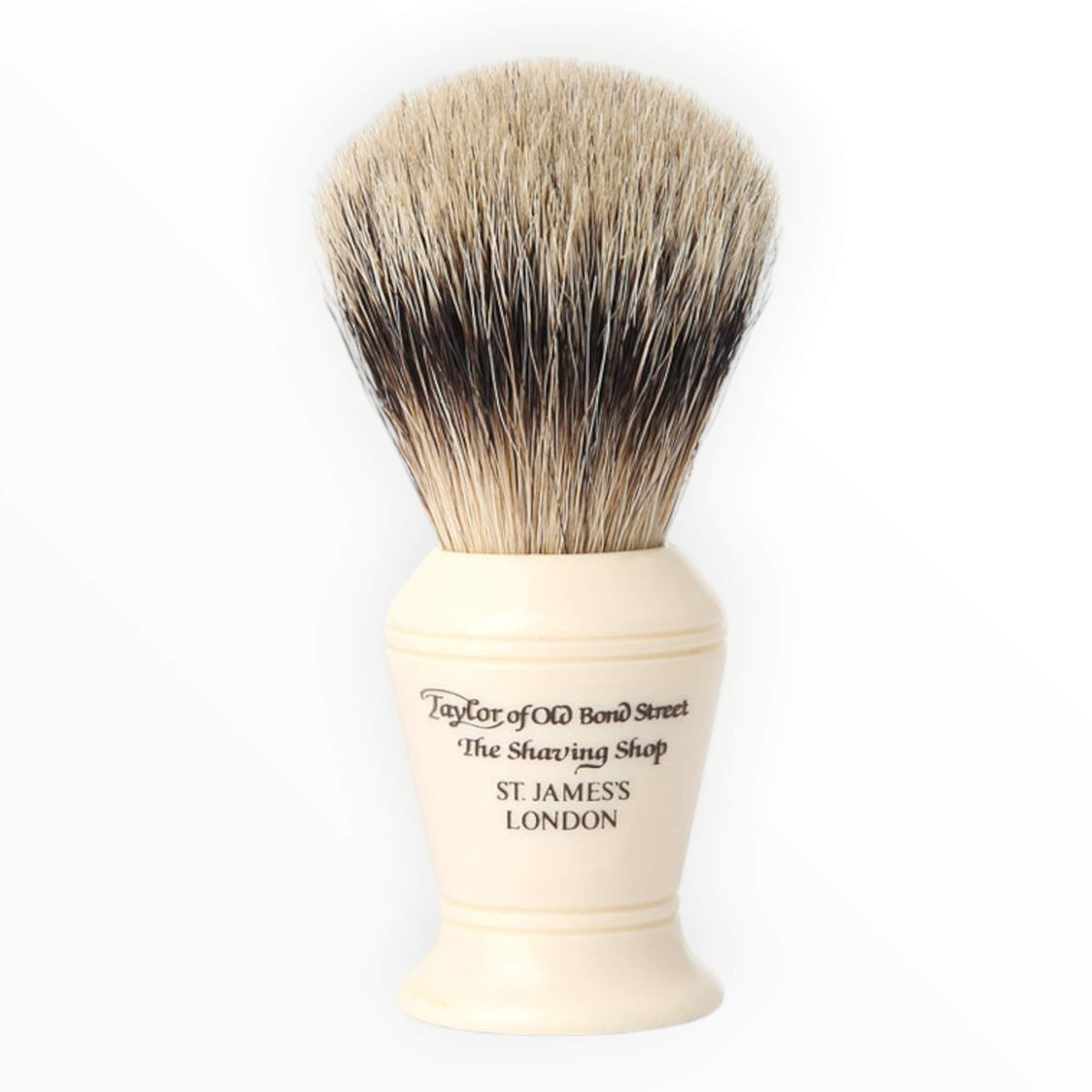 Shaving brush, Super Badger, 9 cm, 17 mm. knob, Ivory