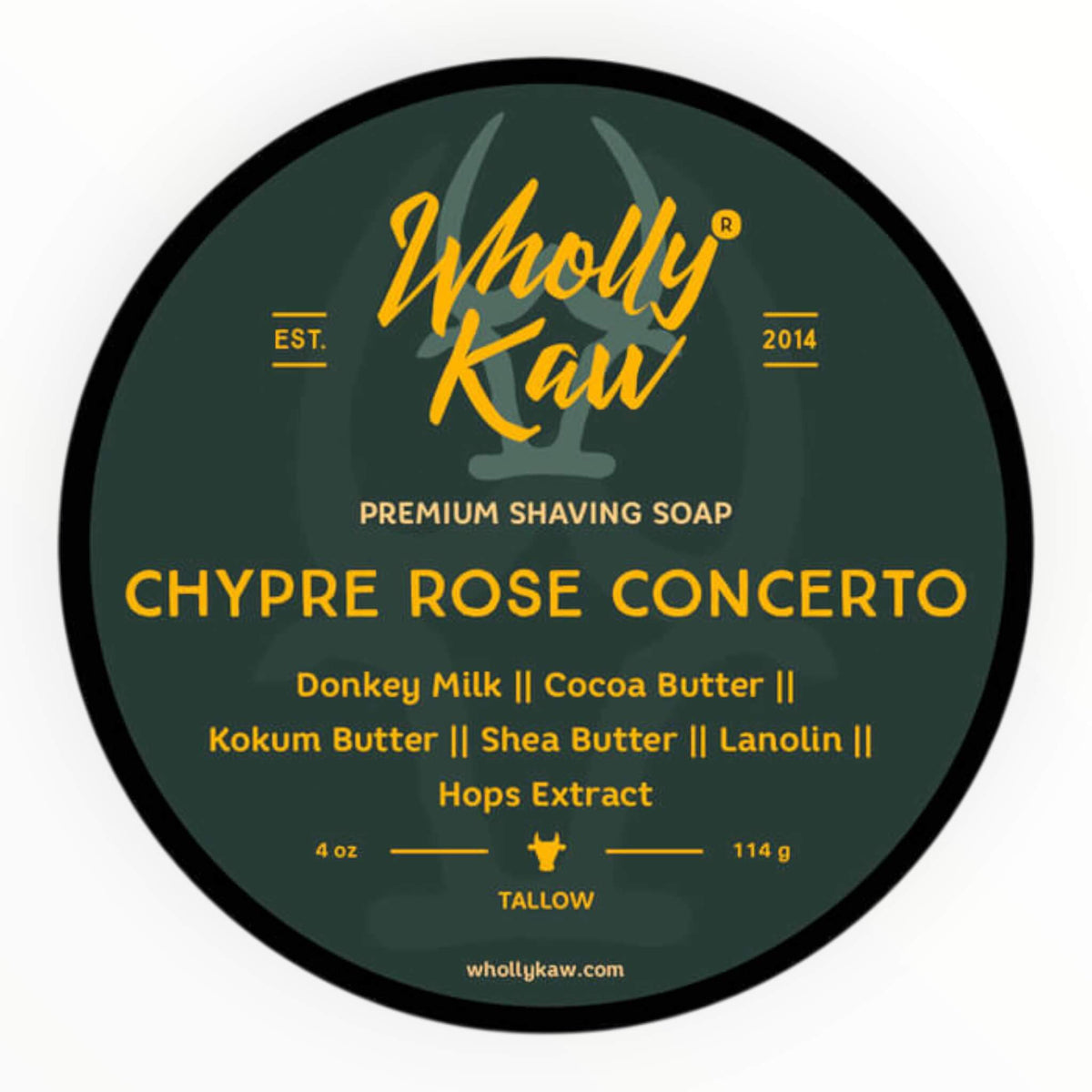 Shaving Soap, Chypre Rose Concerto, 114 g.
