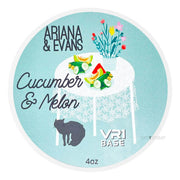Shaving soap, Cucumber & Melon, 118 ml.