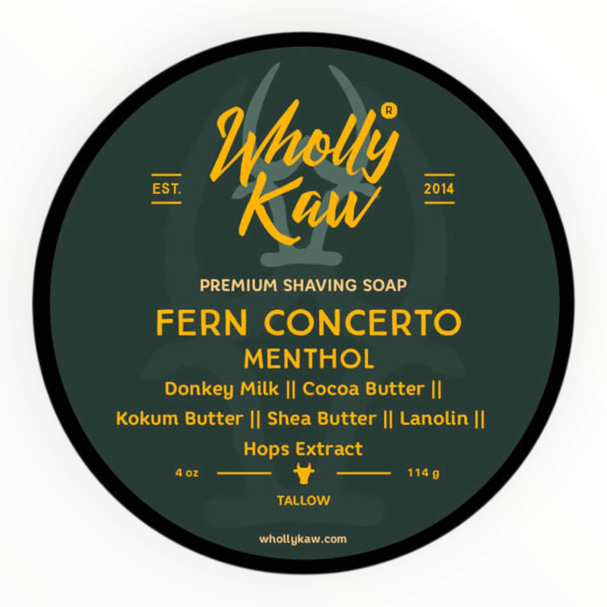 Shaving Soap, Fern Concerto, 114 g.