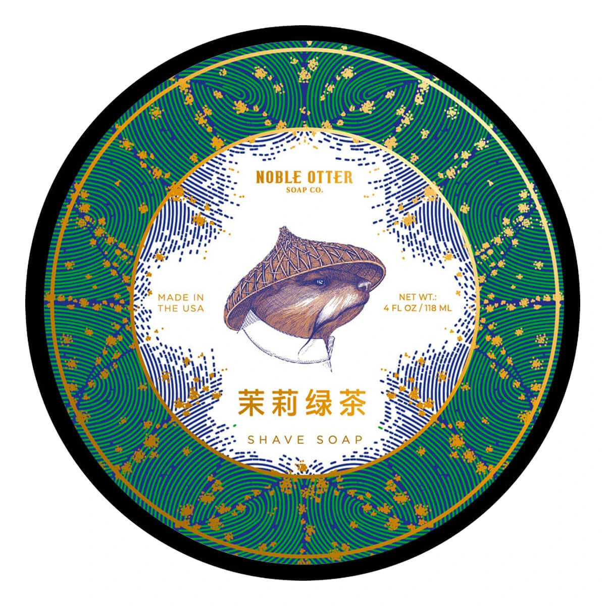Shaving soap, Jasmine Green Tea, 118 ml.
