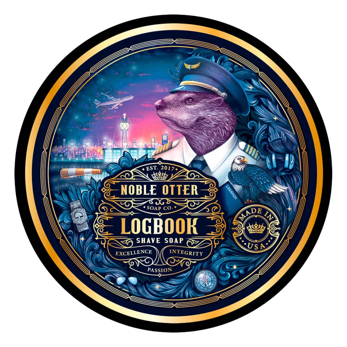 Shaving soap, Logbook, 118 ml.