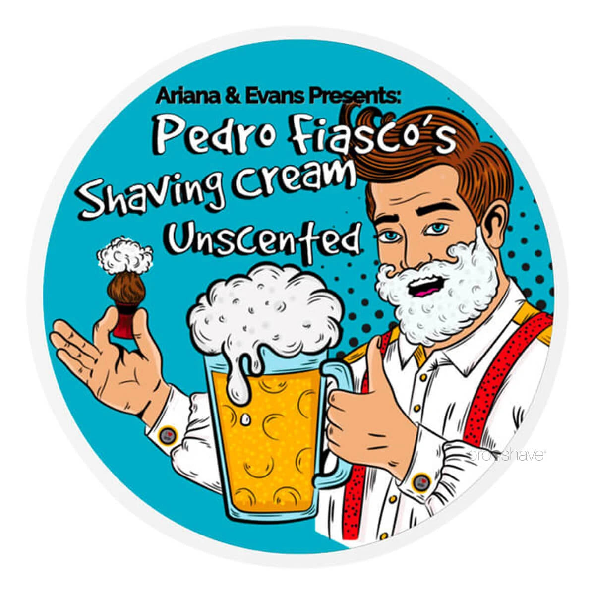 Shaving soap, Pedro Fiasco's Unscented, 142 ml.
