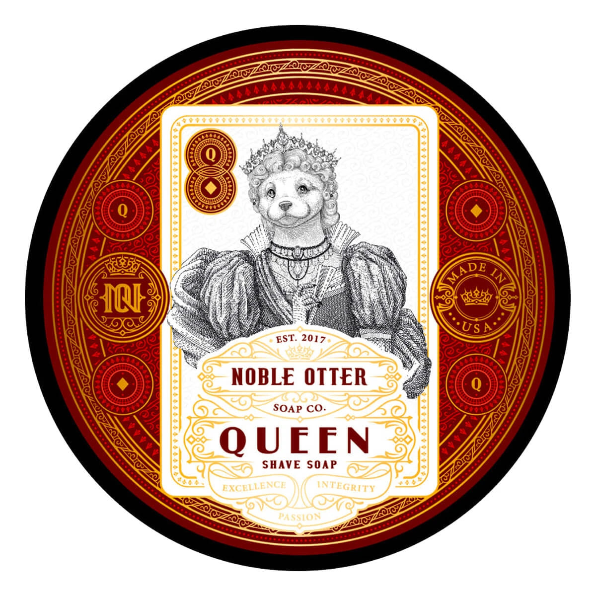 Shaving soap, Queen, 118 ml.