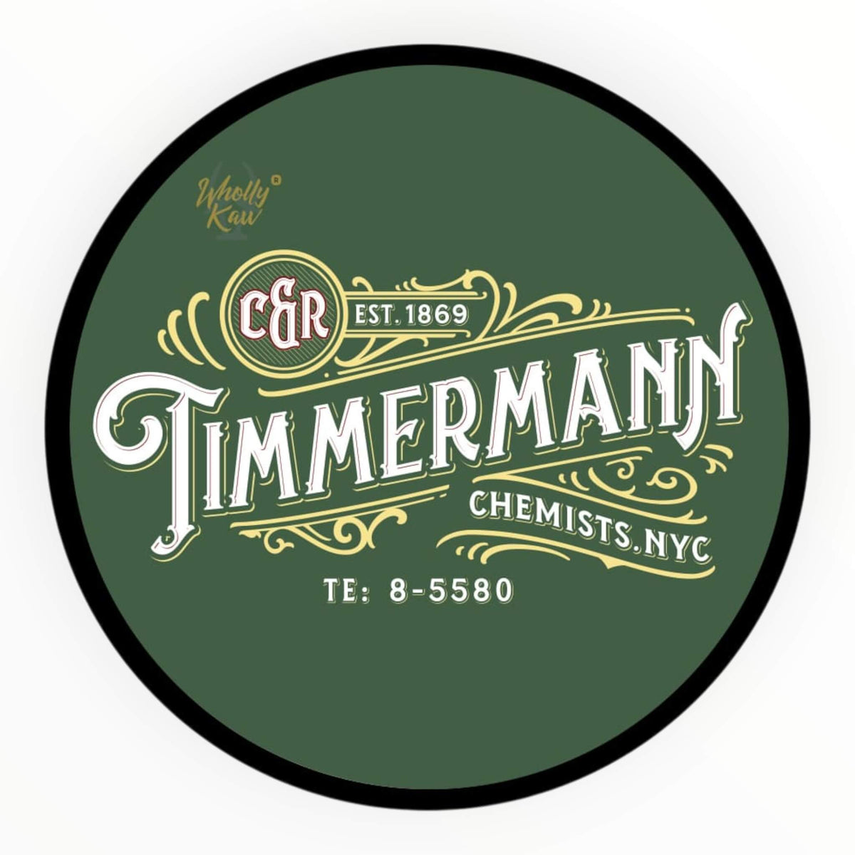 Shaving Soap, Timmermann Green, 114 g.