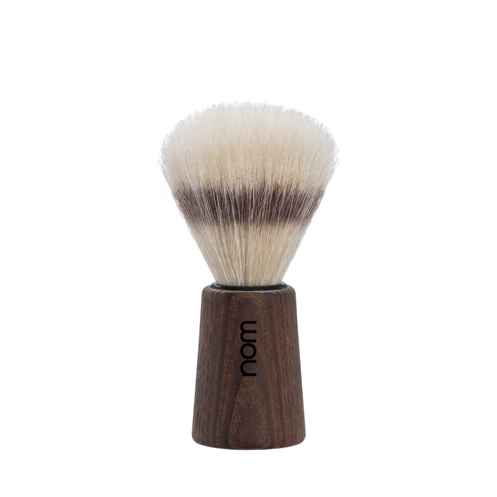 Shaving Brush, THEO, Natural Bristle, Dark Ash