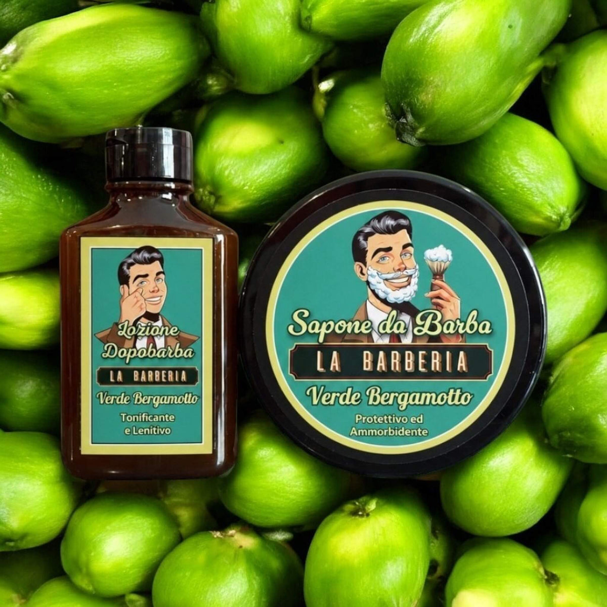 Shaving Soap, Verde Bergamotto, 150 g.